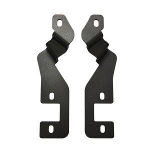 Ford Bronco Sport A-Pillar LED Light Mount Kit - Rigid Industries - 360-Series 4 Inch Drive Optic with Amber Backlighting - Black - 2021